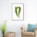 Quadro Botânica Polypodium Nitidum 60x43 Filete Marrom