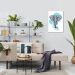 Quadro Bubble Elefante 100x70 Filete Branco
