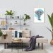 Quadro Bubble Elefante 100x70 Filete Marfim