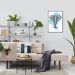 Quadro Bubble Elefante 100x70 Filete Preto