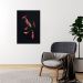 Quadro Carpas Coloridas 60x43 Caixa Preto