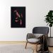 Quadro Carpas Coloridas 60x43 Filete Marrom