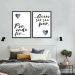 Quadro Casal Ser seu Par 62x43 2-43x30 Caixa Preto