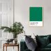 Quadro Color Card Natural Green 100x70 Caixa Marfim