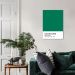 Quadro Color Card Natural Green 100x70 Sem Moldura