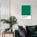 Quadro Color Card Natural Green 43x30 Caixa Branco