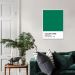 Quadro Color Card Natural Green 43x30 Filete Branco