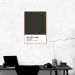 Quadro Color Card Pirate Black 43x30 Filete Marfim