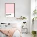 Quadro Color Card Rose Quartz 60x43 Caixa Marrom
