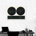 Quadro Constelações 2 Hemisferios 1877 60x43 Filete Branco