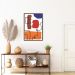 Quadro Contemporaneo Bohemian Lines 86x60 Caixa Marrom