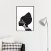 Quadro Cultura Africana Mulher Negra 100x70 Filete Preto