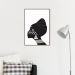Quadro Cultura Africana Mulher Negra 86x60 Filete Marrom