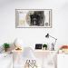 Quadro Dinheiro Nota Euro 60x30 Filete Marrom