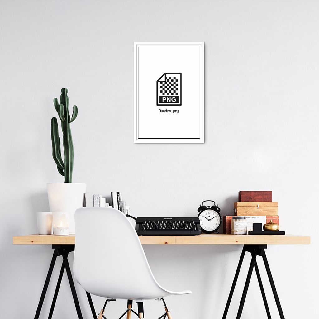Quadro Divertido .PNG 100x70 Caixa Branco
