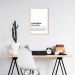 Quadro Divertido Significado Home Office 100x70 Caixa Marfim