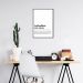 Quadro Divertido Significado Home Office 43x30 Filete Preto