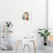 Quadro Drawn Mulher Confiante 100x70 Caixa Branco