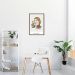 Quadro Drawn Mulher Confiante 100x70 Caixa Marrom