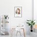 Quadro Drawn Mulher Confiante 43x30 Filete Preto