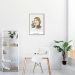 Quadro Drawn Mulher Confiante 86x60 Filete Marrom