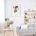 Quadro Drawn Mulher Forte 100x70 Caixa Marfim