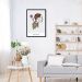 Quadro Drawn Mulher Forte 100x70 Caixa Preto
