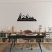 Quadro Escultura Abstrata Moving Mountain 200x80 Preto