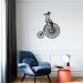 Quadro Escultura Bicicleta Antiga 60x51 Preto