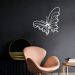 Quadro Escultura Borboleta One Line 150x141 Branco