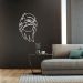 Quadro Escultura Cabeça de Águia One Line 120x73 Cinza