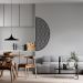 Quadro Escultura Canto Oriental Waves 120x49 Preto