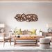 Quadro Escultura Emaranhado Horizontal 100x35 Marrom