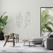 Quadro Escultura Folhas Tropicais 80x66 Cinza
