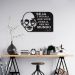 Quadro Escultura Frase Gandhi Seja a Mudança 60x36 Preto