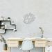 Quadro Escultura Frase Think Outside the Box 60x56 Cinza
