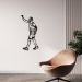 Quadro Escultura Jogador de Basquete C 200x98 Preto