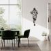 Quadro Escultura Jogador de Basquete H 80x33 Preto