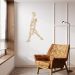 Quadro Escultura Jogador de Basquete J 80x53 Areia