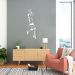Quadro Escultura Jogador de Basquete LK 200x66 Branco