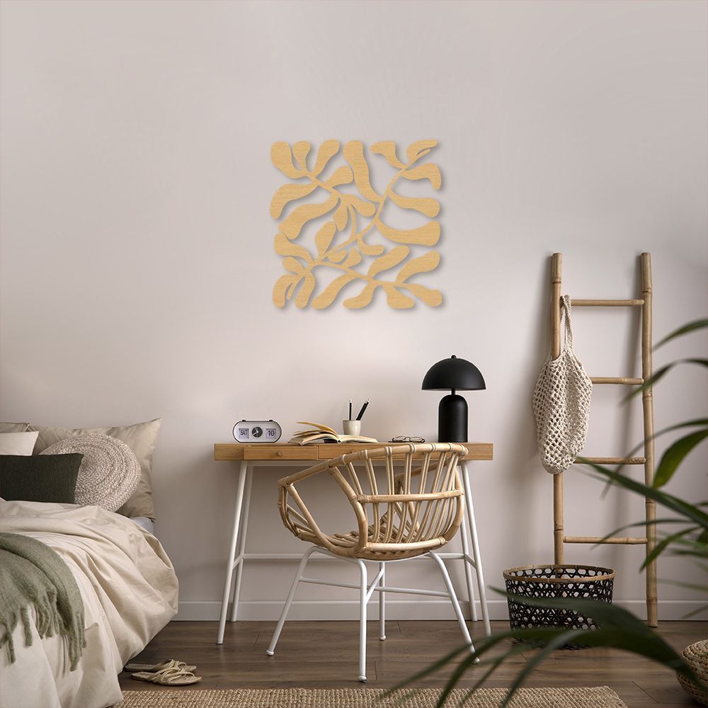 Quadro Escultura Matisse Floral 60x59 Areia