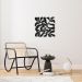 Quadro Escultura Matisse Floral 60x59 Preto