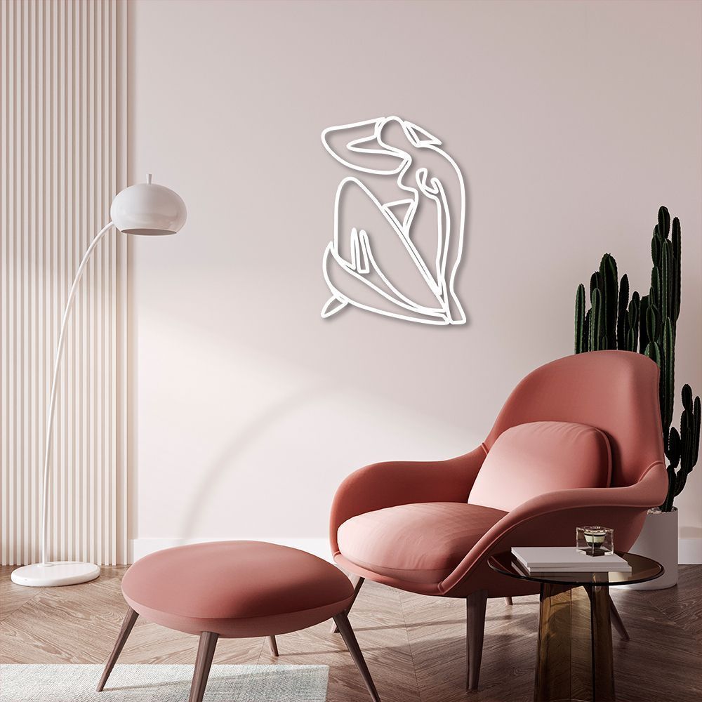 Quadro Escultura Matisse Woman 120x83 Branco