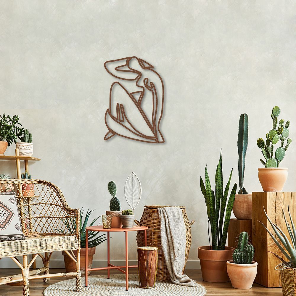 Quadro Escultura Matisse Woman 150x104 Marrom