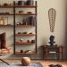 Quadro Escultura Petala Boho 120x38 Marrom