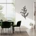 Quadro Escultura Ramo com Frutinhas 120x71 Preto