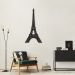 Quadro Escultura Torre Eiffel Paris 150x74 Preto