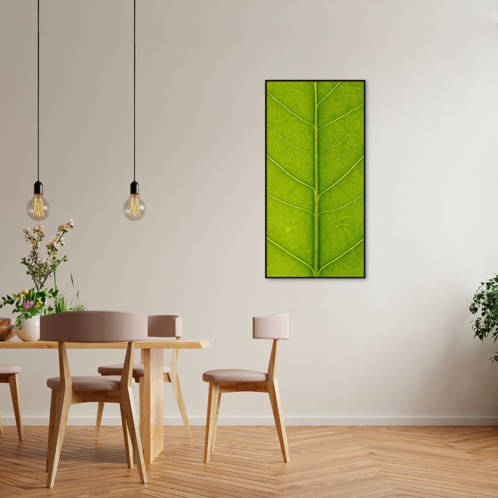 Quadro Folhara 120x60 Filete Preto