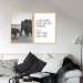Quadro Frase Amor de Mãe 122x86 2-86x60 Caixa Marfim