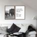 Quadro Frase Amor de Mãe 88x60 2-60x43 Caixa Marrom